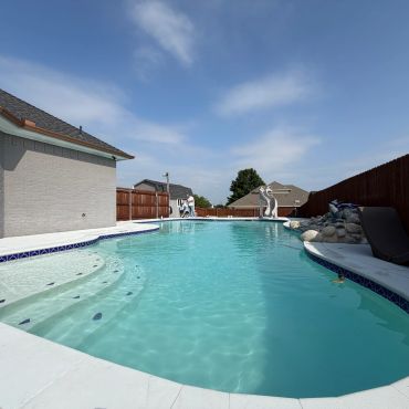 Kidney pool sunny day