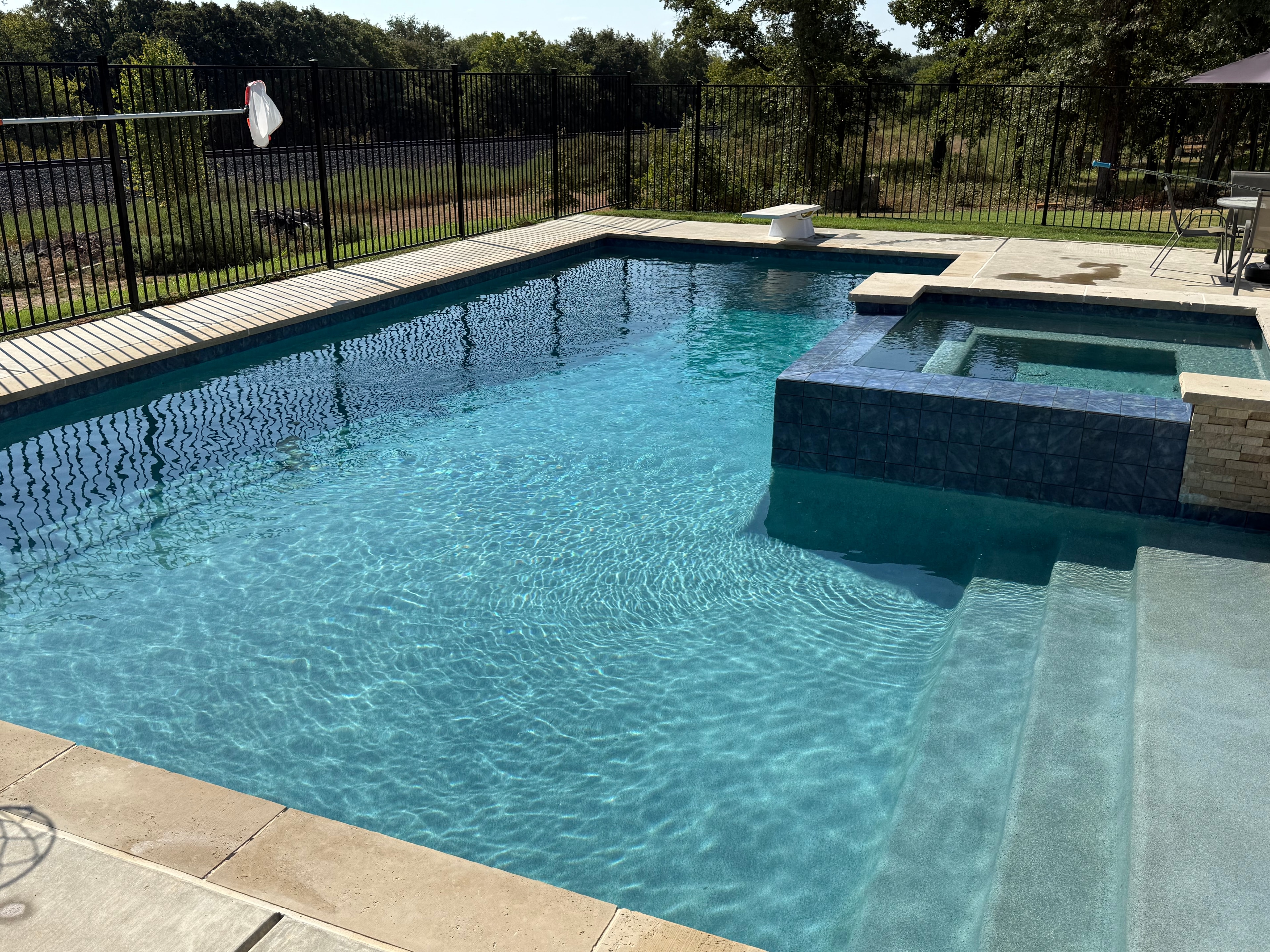 Crystal clear pool
