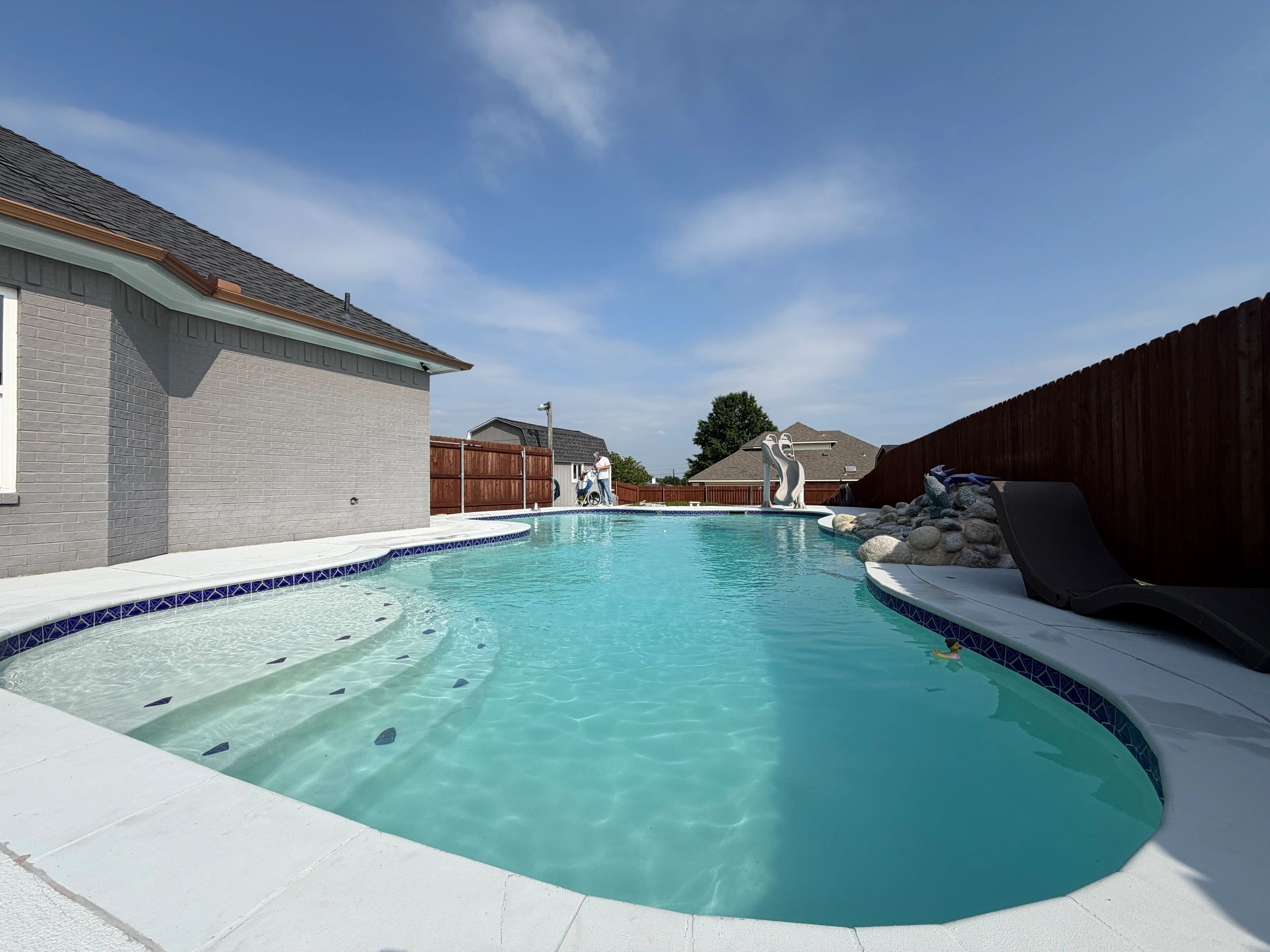 Backyard pool