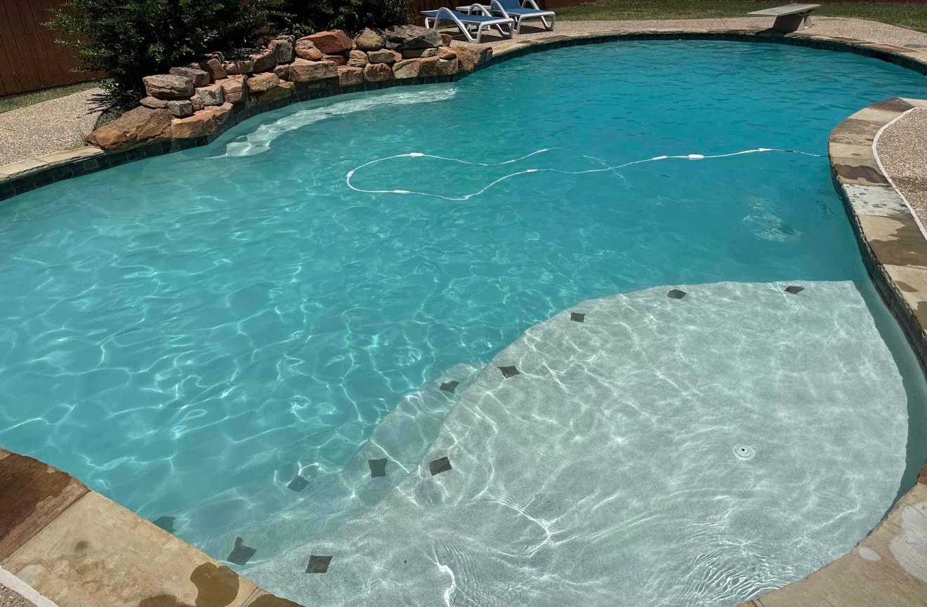 Pool after cleaning